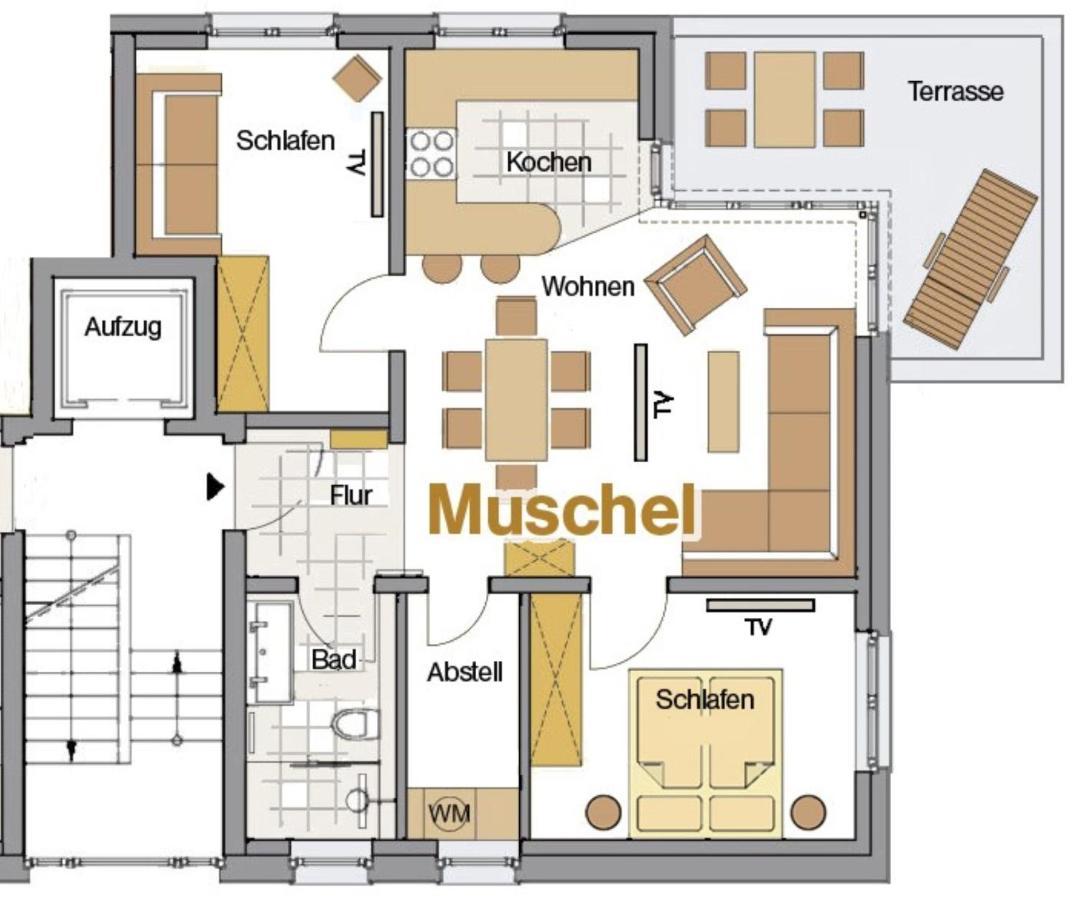 Baltic House Muschel * Timmendorfer Strand